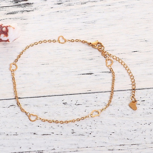 Armb&aring;nd N&deg;09 i rustfritt st&aring;l 304, 23 cm