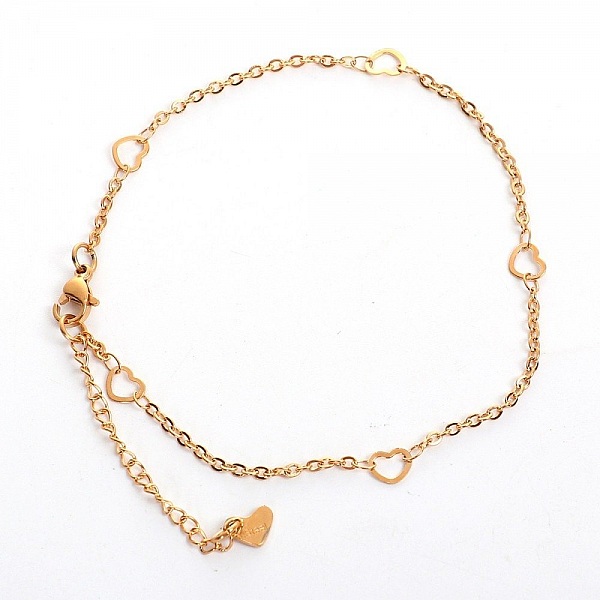 Armb&aring;nd N&deg;09 i rustfritt st&aring;l 304, 23 cm