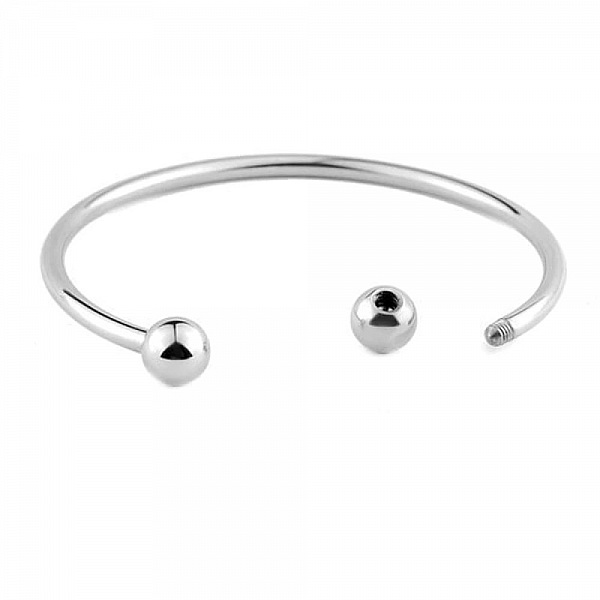 Bracelet Rigide Acier Inoxydable N&deg;10 Argent