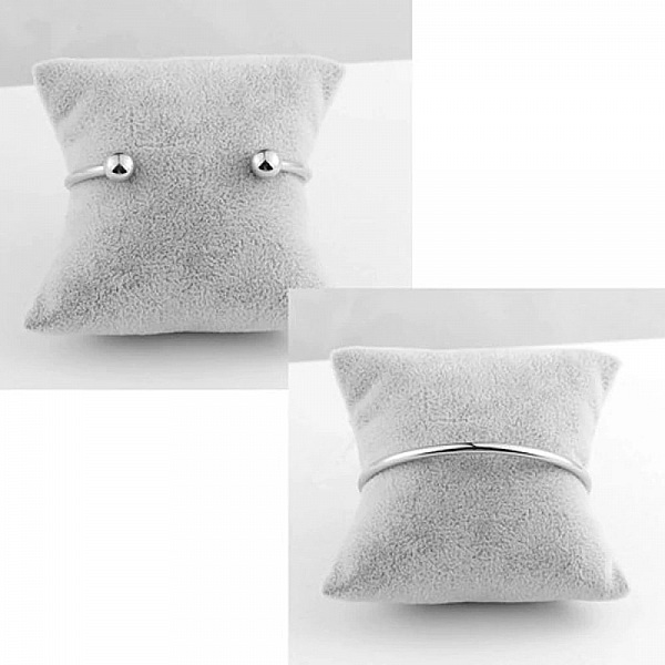 Bracelet Rigide Acier Inoxydable N&deg;10 Argent