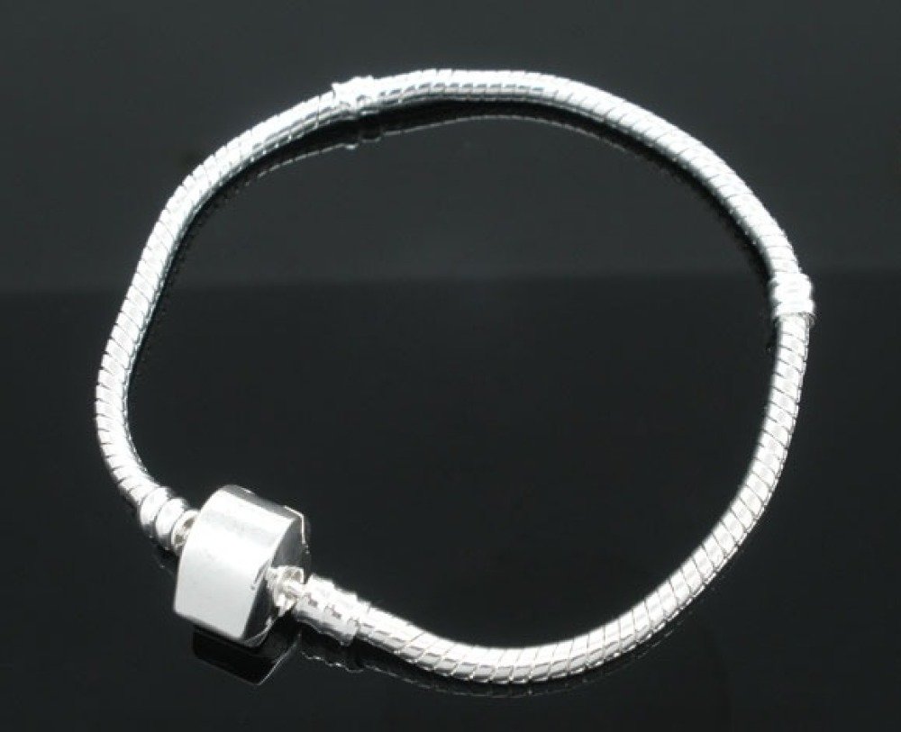 Europeisk slangekjede armbånd 3 mm magnetisert fra 17 til 23 cm