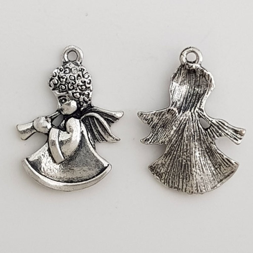 Angel Charm N°07 Sølv