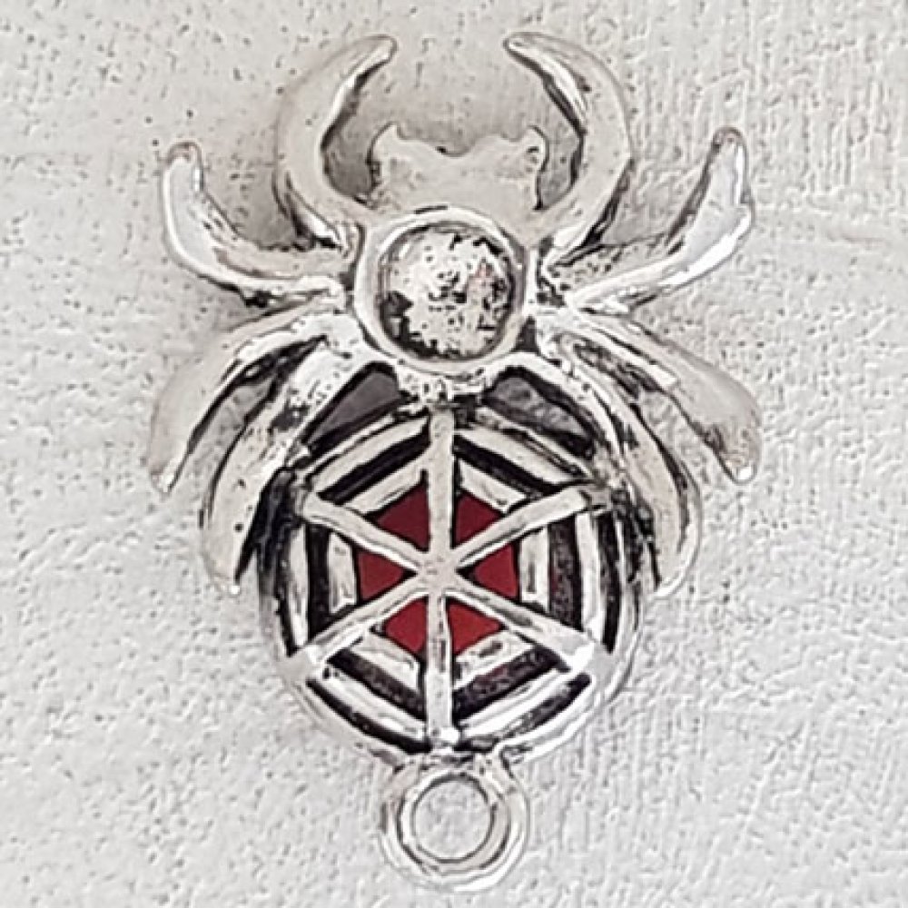 Edderkopp amulett N°04 Sølv