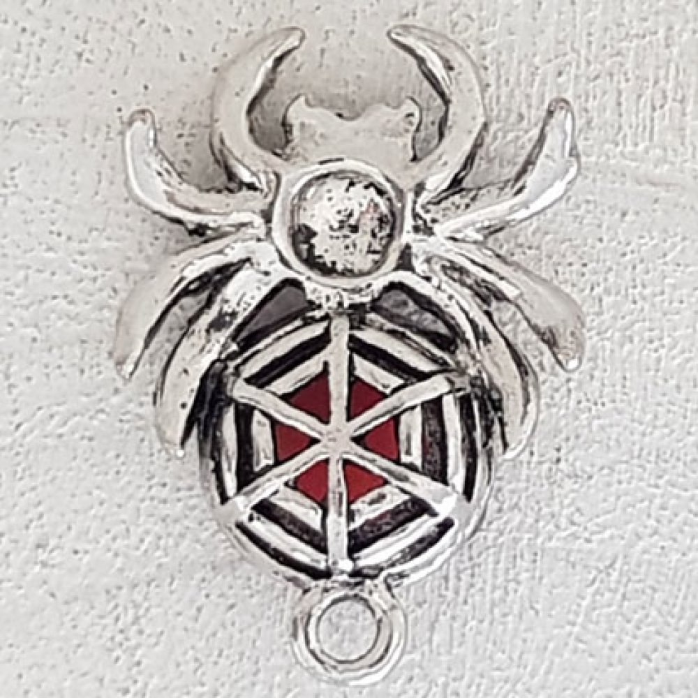 Edderkopp amulett N°04 Sølv
