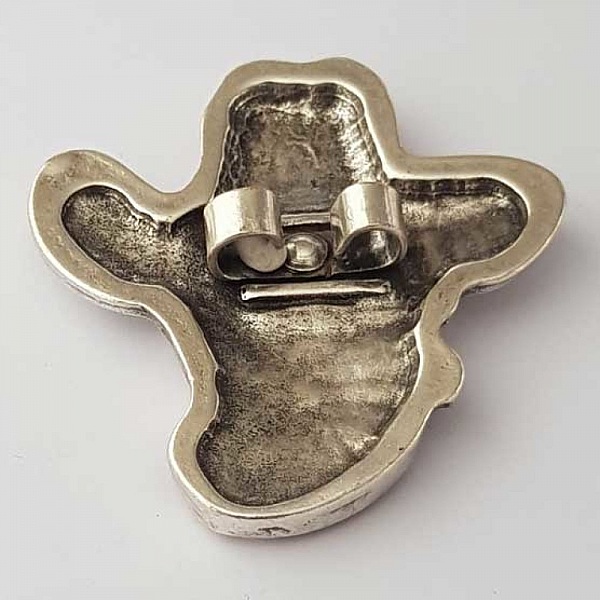 Breloque Bolo Cow-boy Western N&deg;01 Argent Zamak
