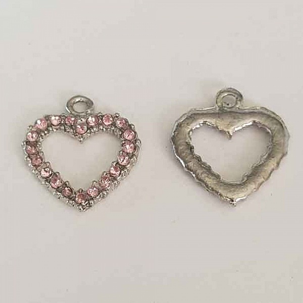 Hjerte charm N&deg;01