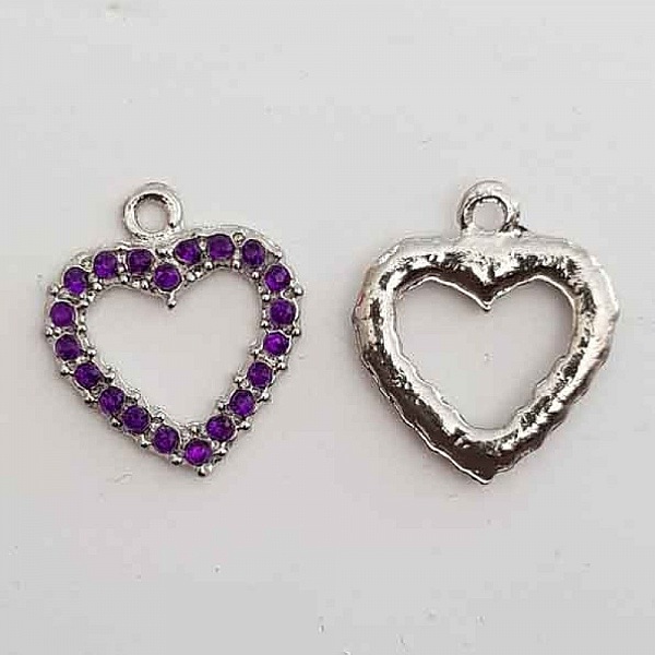 Hjerte charm N&deg;04