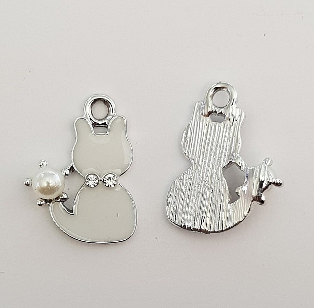 Katt Charm N&deg;14 X 10 stykker