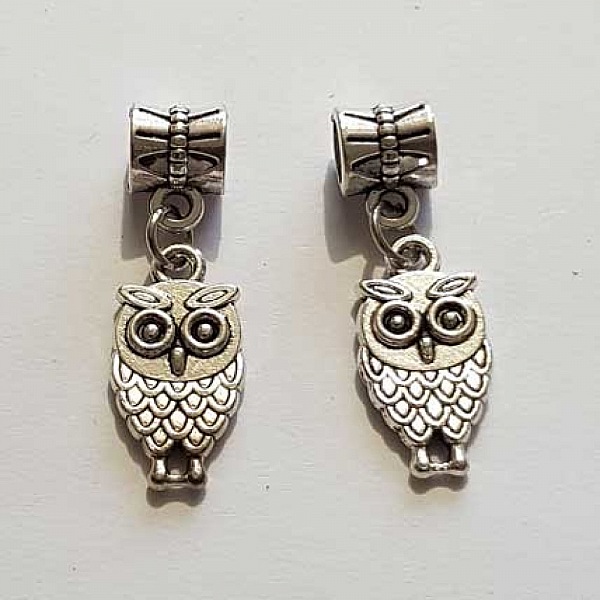 Breloque Chouette N&deg;24 Argent