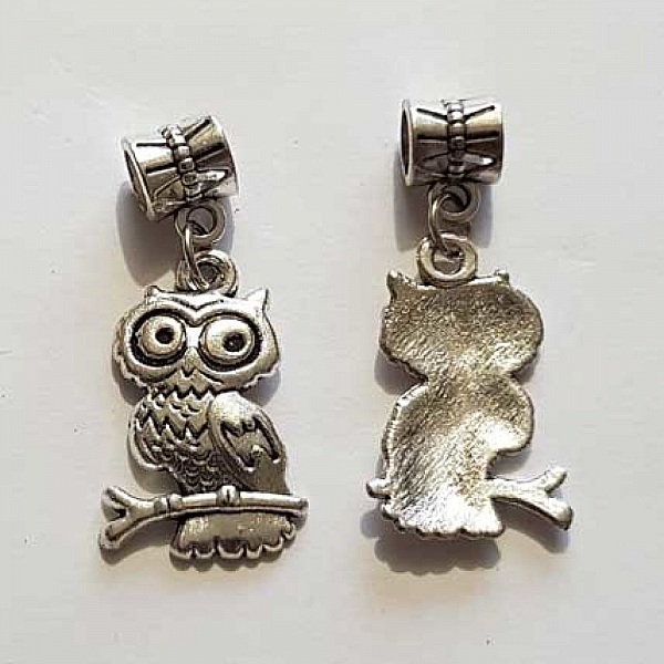 Breloque Chouette N&deg;27 Argent