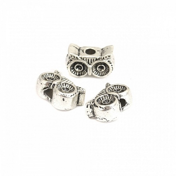 Breloque Chouette N&deg;13 Perle