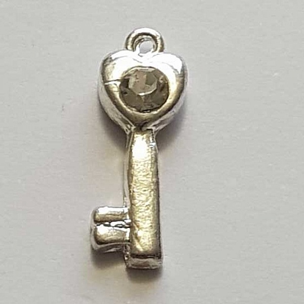 Breloque Clef N&deg;61 Argent