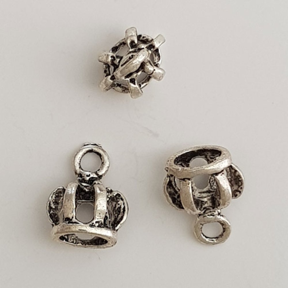 Krone Charm N°03 x 10 stykker