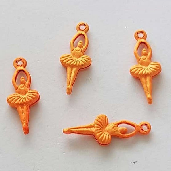 Breloque Danseuse N&deg;08 Orange