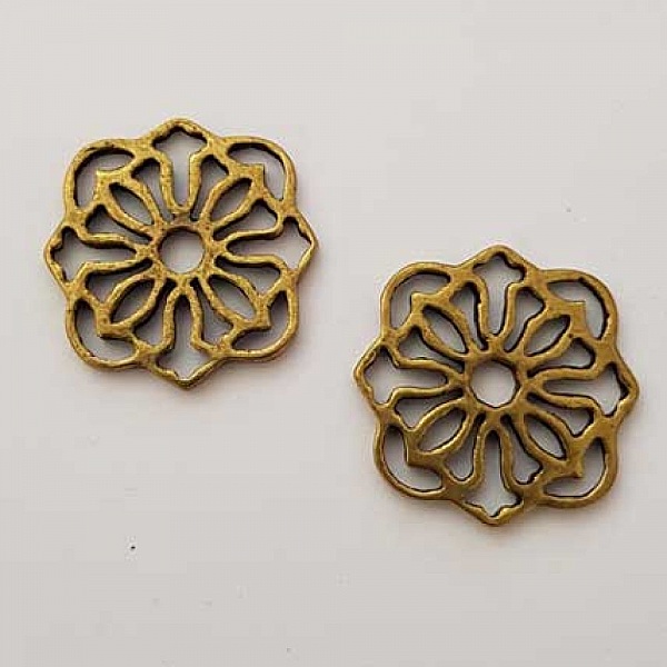 Breloque Divers N&deg;012 Bronze Fleur