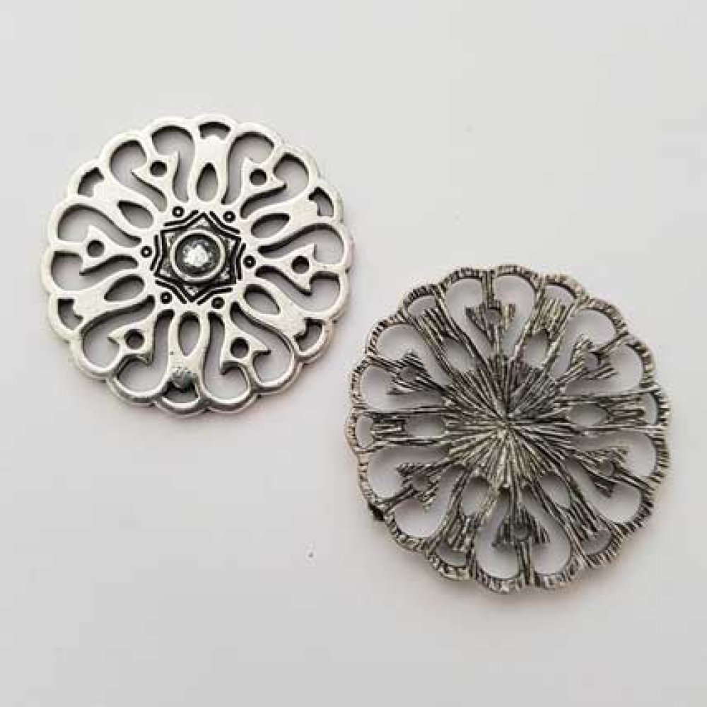 Amulett Diverse N°022 Sølv Rund