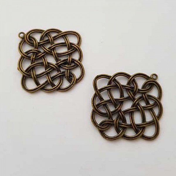 Breloque Divers N&deg;030 Fleur Bronze