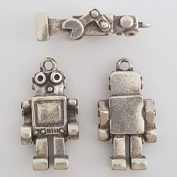 Barneanheng N&deg;42 Zamak (S&oslash;lvbelagt)