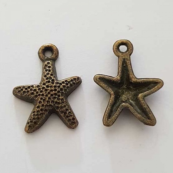 Breloque Etoile De Mer N&deg;08 Cuivre