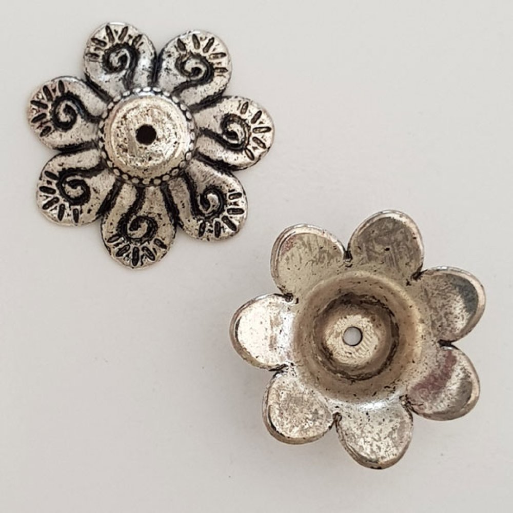 CCB Flower charm N°003 Sølv