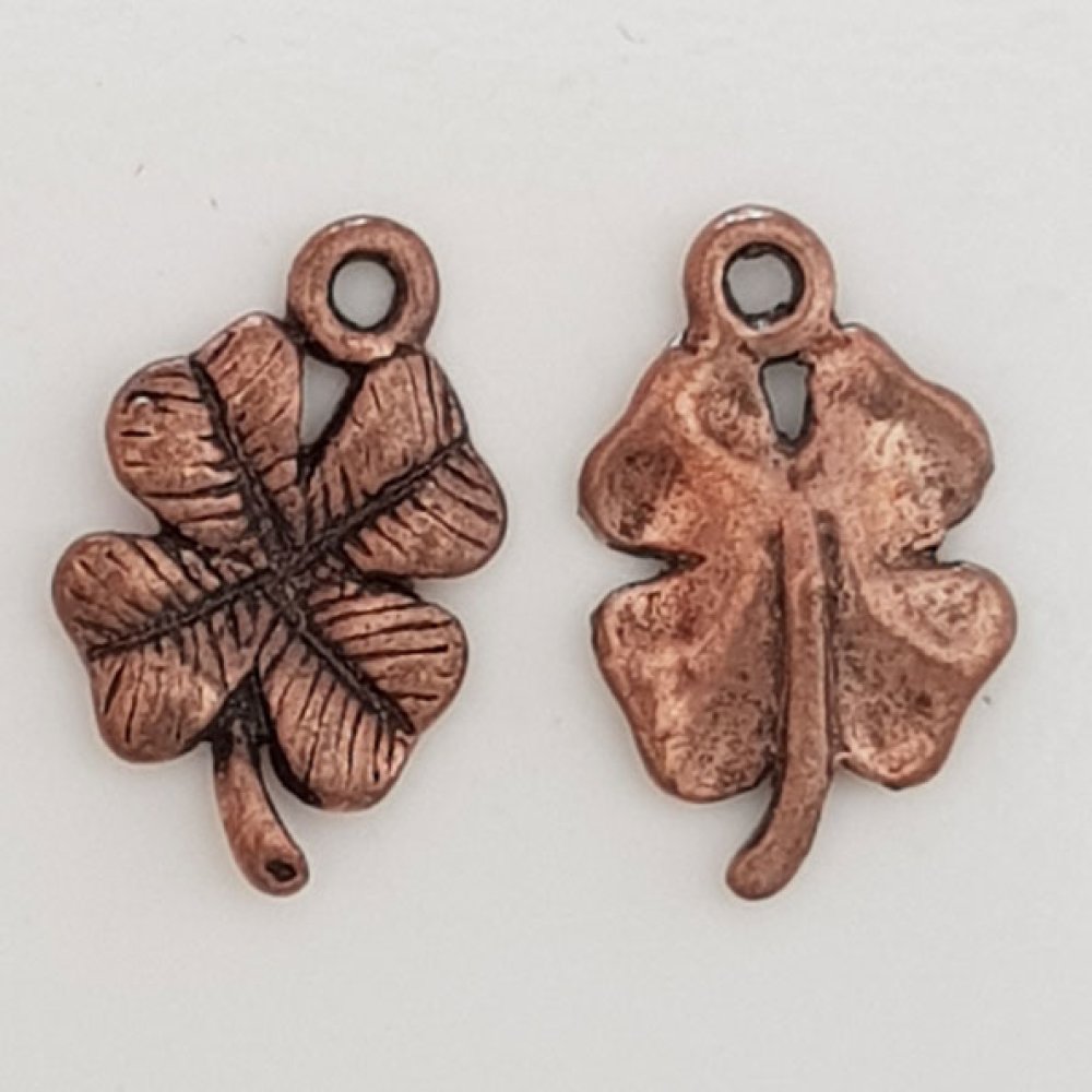 Flower Charm Metal N°050 Kobber