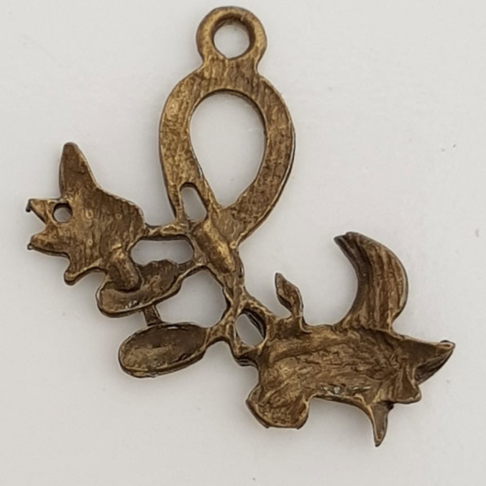 Flower Charm Metal N°053 Bronse