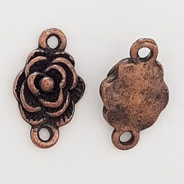 Flower Charm Metal N&deg;070 Kobber