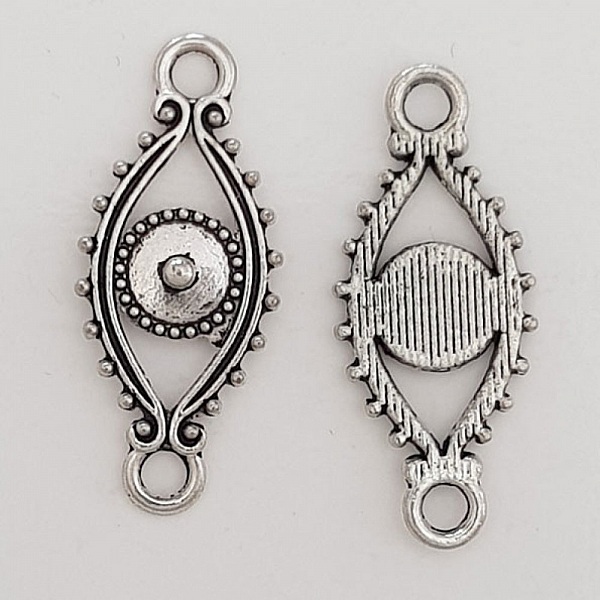 Flower Charm Metal N&deg;075 S&oslash;lv