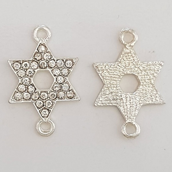 Flower Charm Metal N&deg;080 S&oslash;lv