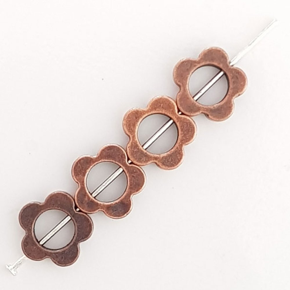 Flower Charm Metal N°033 Kobber