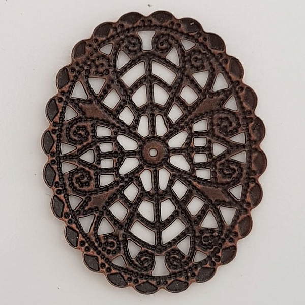 Flower Charm Metal N&deg;103 Kobbergravering