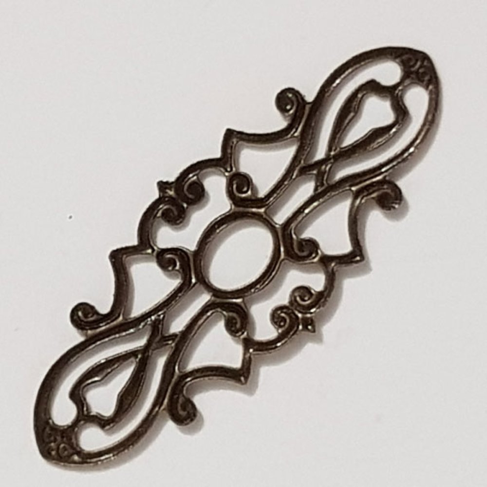 Flower Charm Metal N°105 x 10 stykker