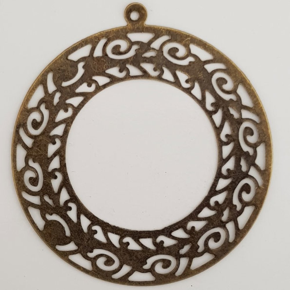 Flower Charm Metal N°119 Bronse