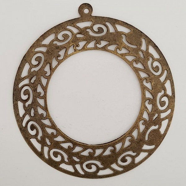 Flower Charm Metal N&deg;119 x 10 stykker