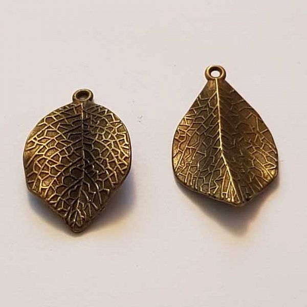 Breloque Fleur M&eacute;tal N&deg;139 Bronze