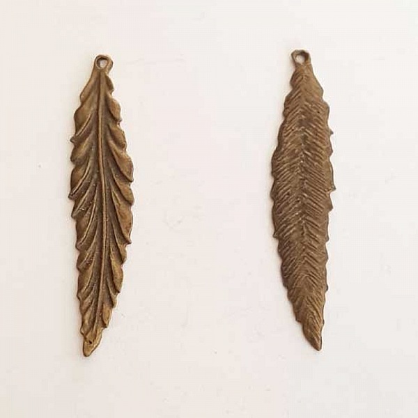 Breloque Fleur M&eacute;tal N&deg;166 Bronze