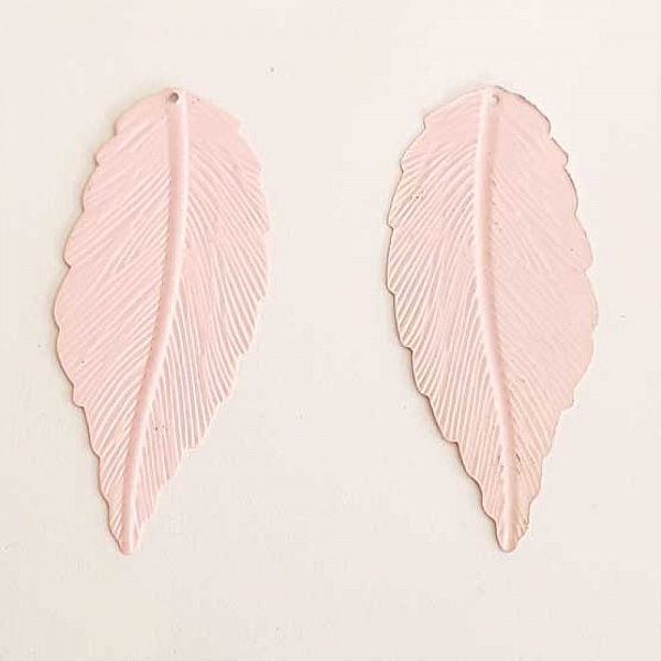 Breloque Fleur M&eacute;tal N&deg;175 Rose