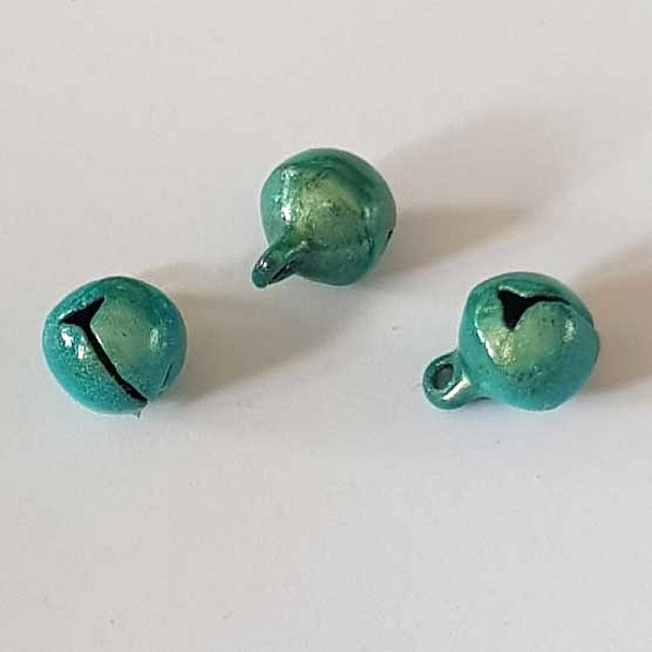 Breloque Grelot Bi-Couleur 11 x 8 mm N&deg;15