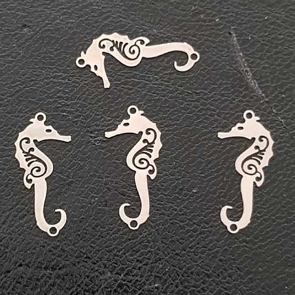 Breloque Hippocampe N&deg;04 Argent