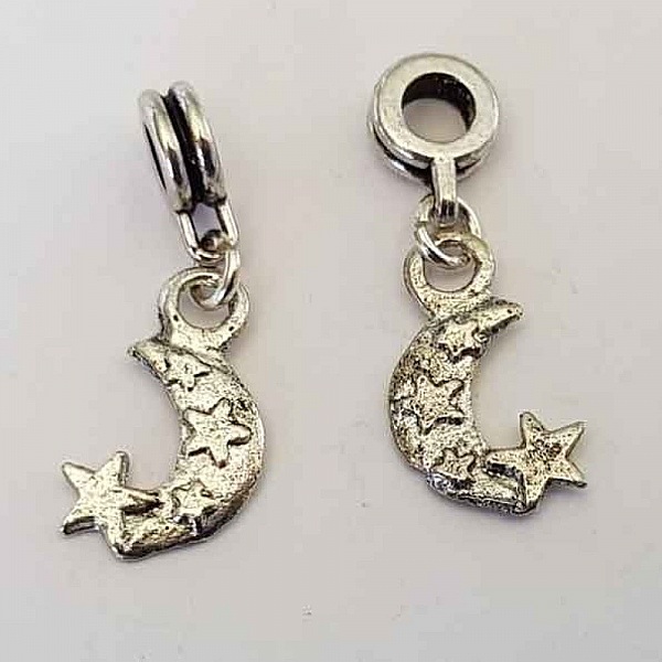 Moon charm N&deg;01 x 10