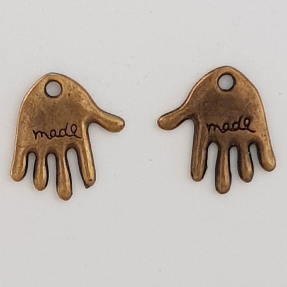 Håndsmykke "MADE"N°05 Bronse