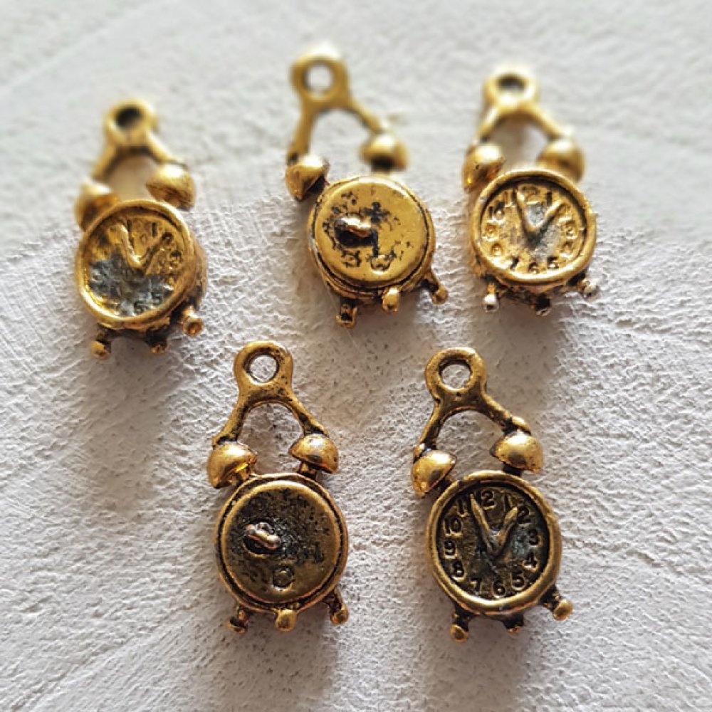 Charm Clockwork N°07 Antikk gull