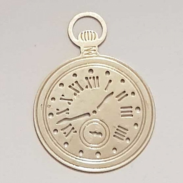 Breloque M&eacute;canisme Horloge N&deg;19 Argent