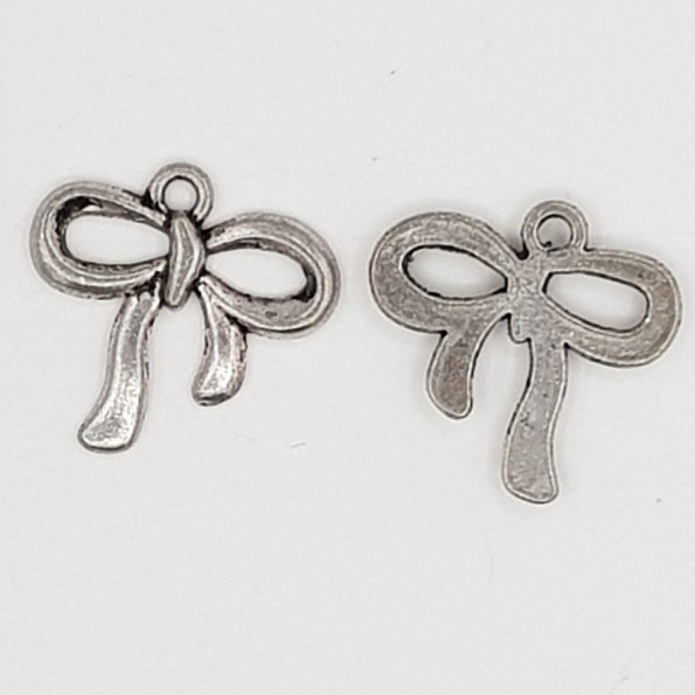 Sølv slips charm nr. 09 metall slips charm