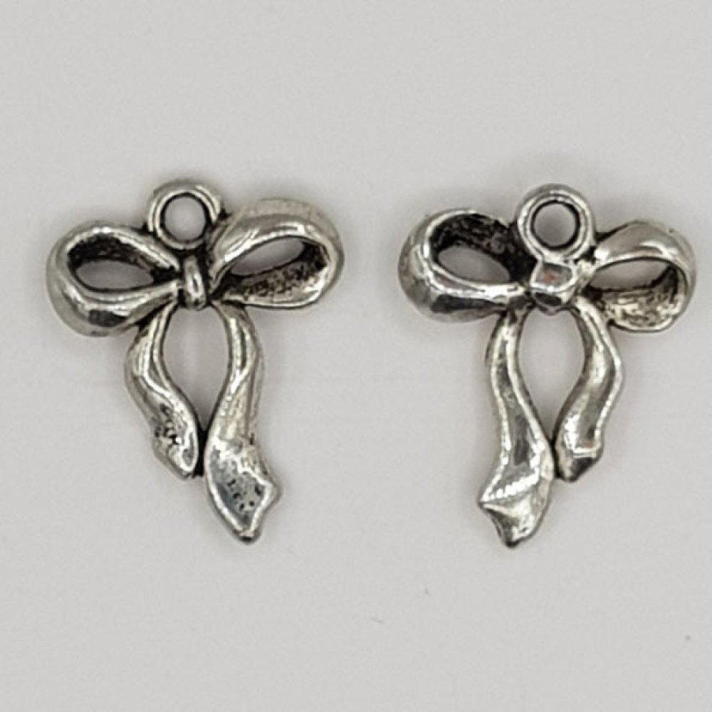Sølv slips charm N°10 sølv metall slips charm
