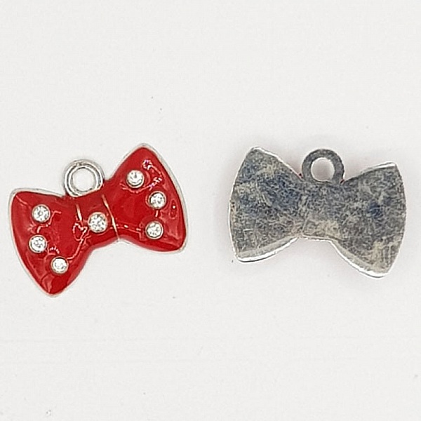 Charm Node nr. 14 R&oslash;d metallb&aring;nd Charm