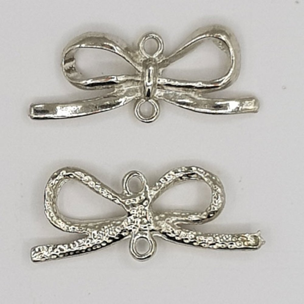 Sølv slips charm N°16 sølv metall slips charm