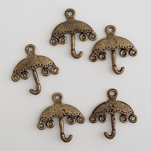 Breloque Parapluie N&deg;04 Bronze