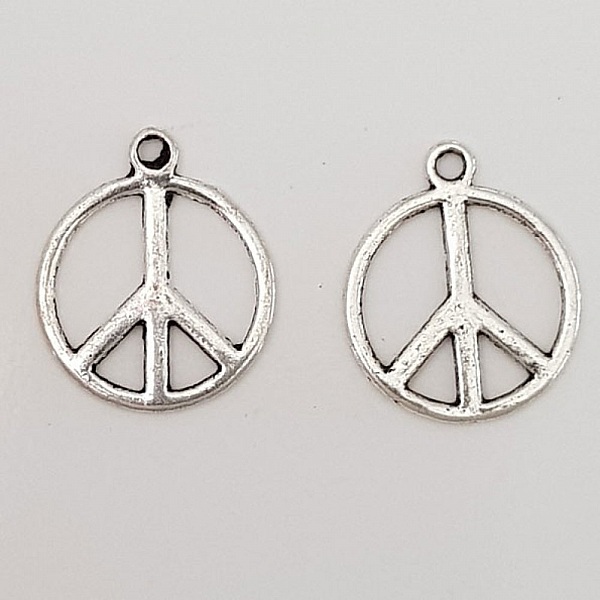 Peace &amp; Love charm N&deg;05 S&oslash;lv 