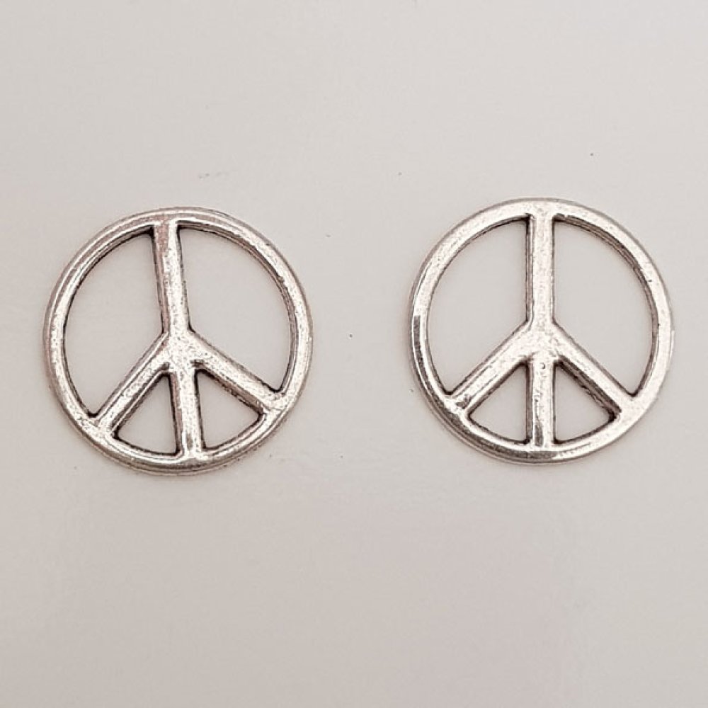 Peace &amp; Love charm N°06 Sølv 